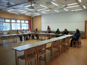 Postgraduate group bootcamp in Vesala camp center